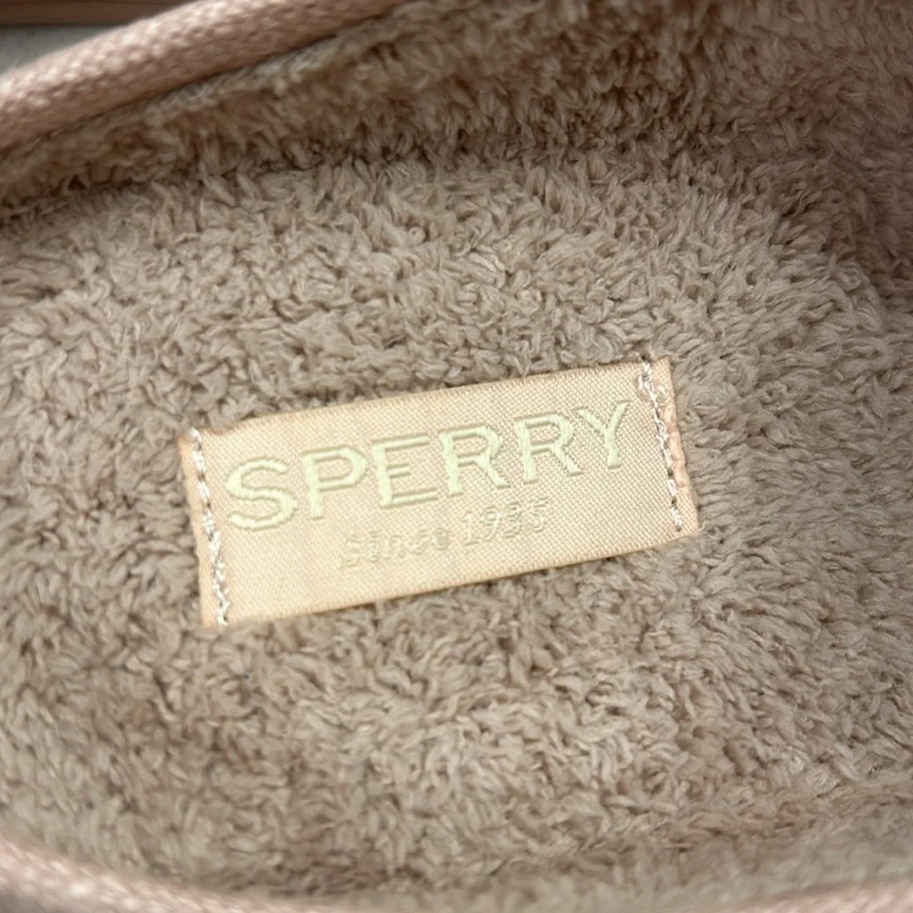 Sperry Moc-Sider Mule Canvas Hemp 10M Blush Pink Casual Slip On Comfortable NWOT